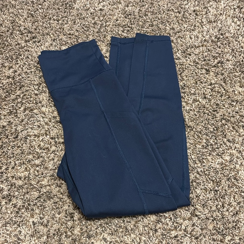 American Eagle High Waisted Blue Leggings